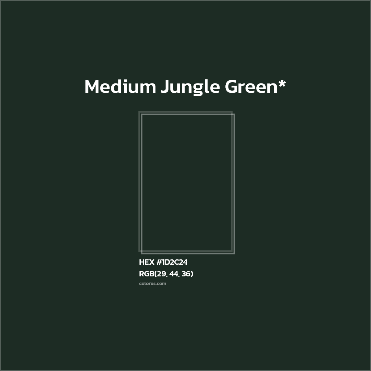 HEX #1D2C24 Color Name, Color Code, Palettes, Similar Paints, Images