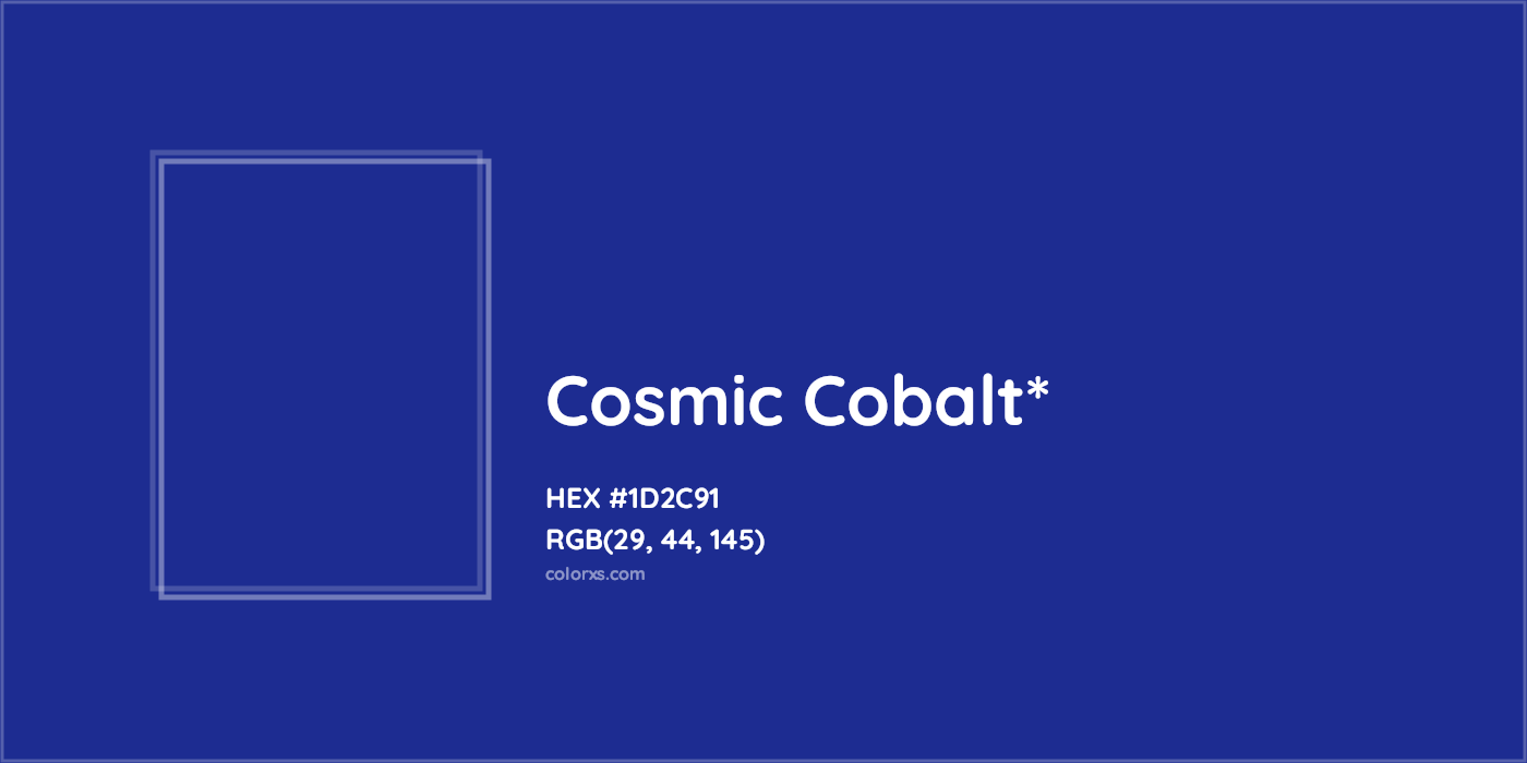 HEX #1D2C91 Color Name, Color Code, Palettes, Similar Paints, Images