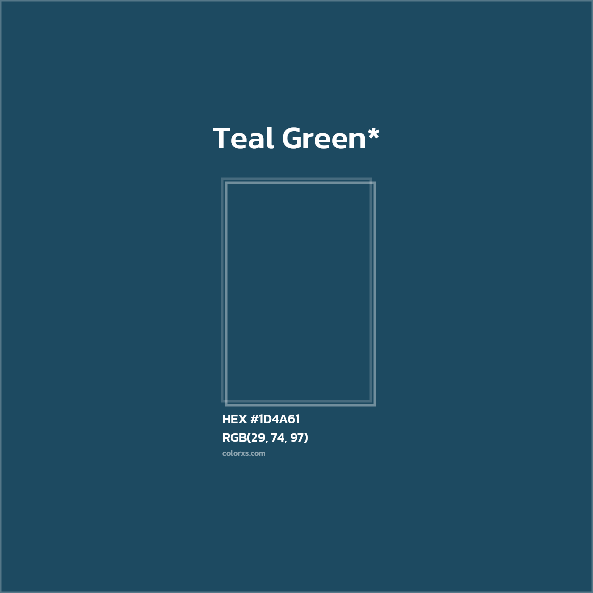 HEX #1D4A61 Color Name, Color Code, Palettes, Similar Paints, Images