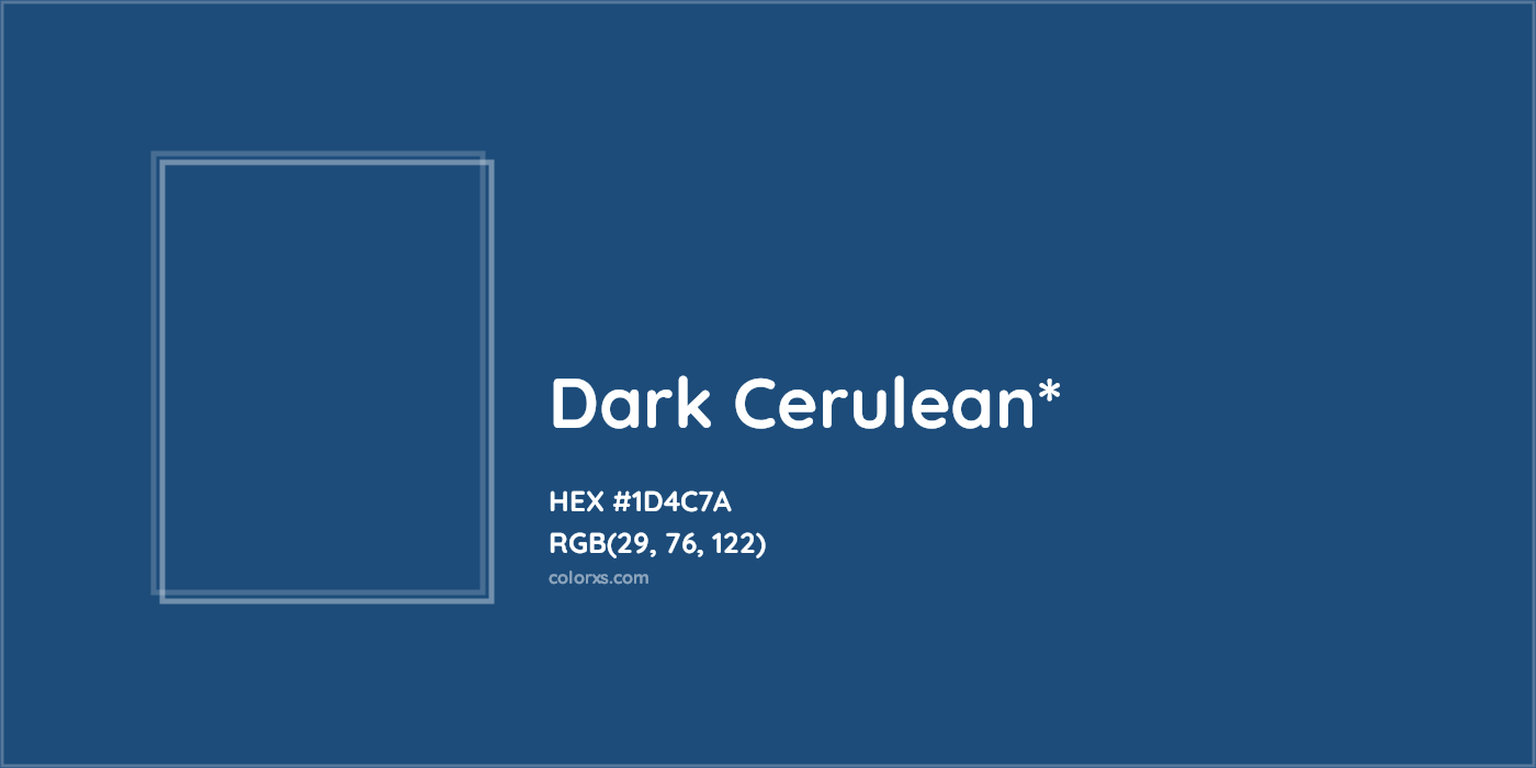 HEX #1D4C7A Color Name, Color Code, Palettes, Similar Paints, Images