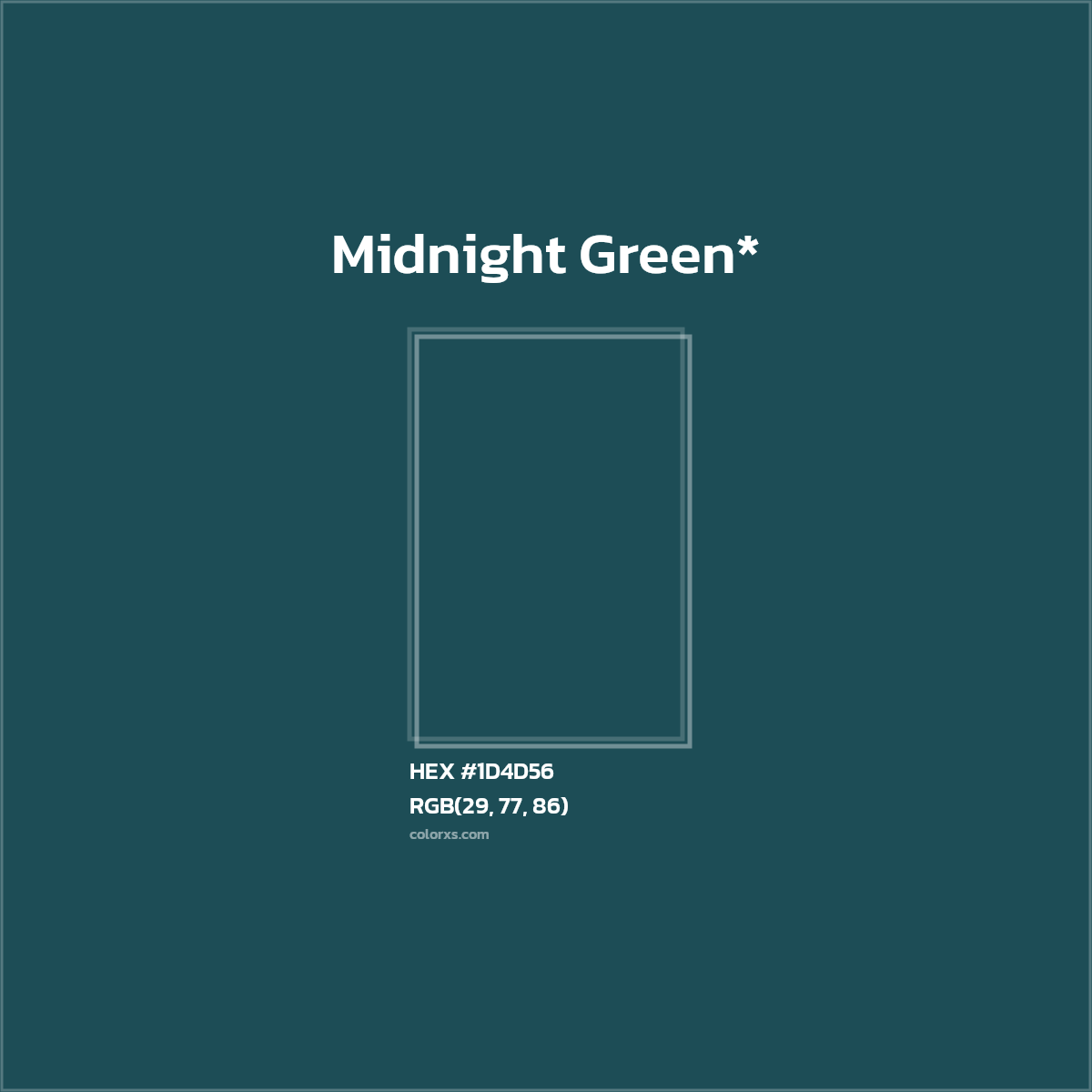 HEX #1D4D56 Color Name, Color Code, Palettes, Similar Paints, Images