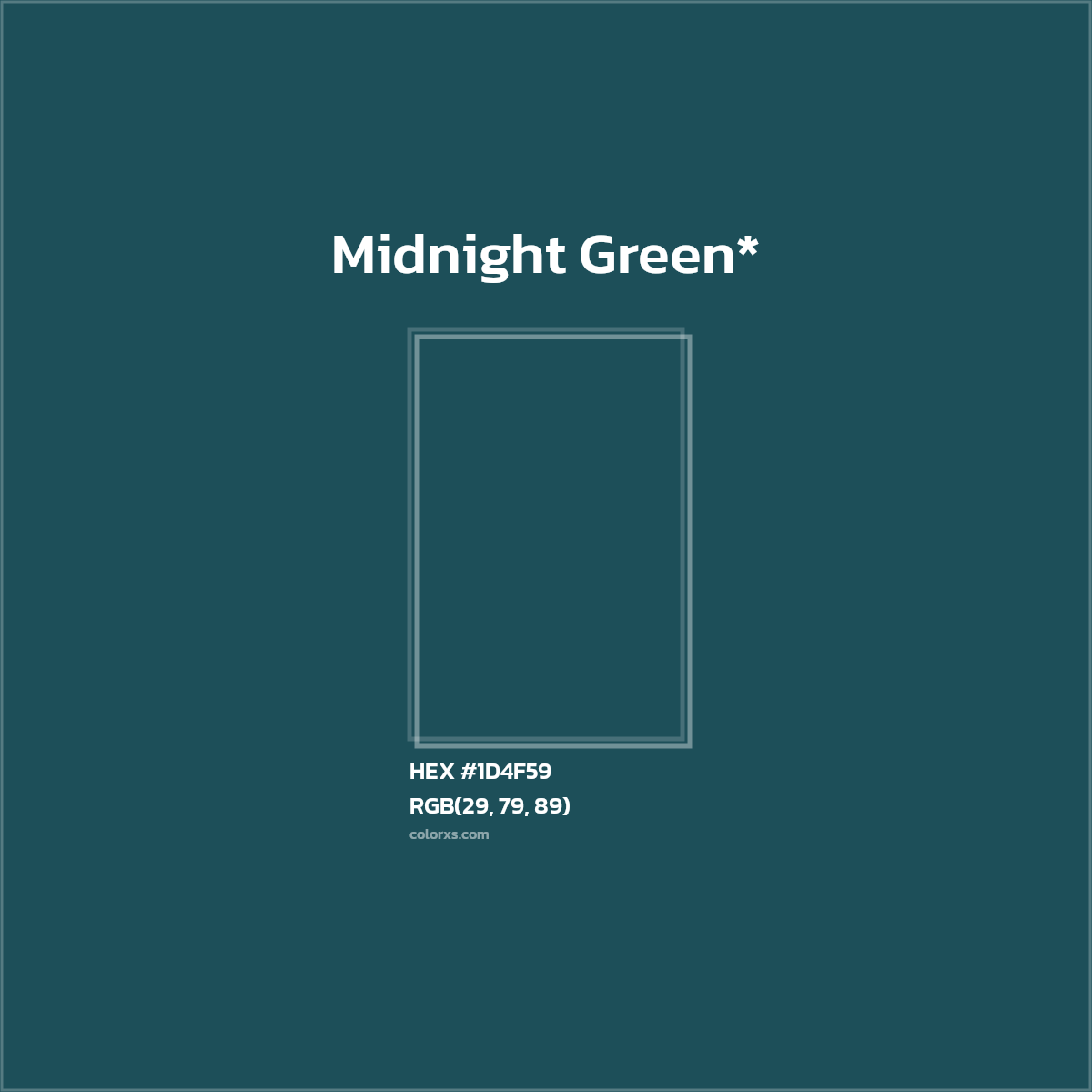 HEX #1D4F59 Color Name, Color Code, Palettes, Similar Paints, Images