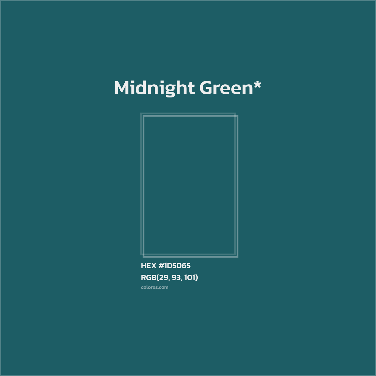 HEX #1D5D65 Color Name, Color Code, Palettes, Similar Paints, Images