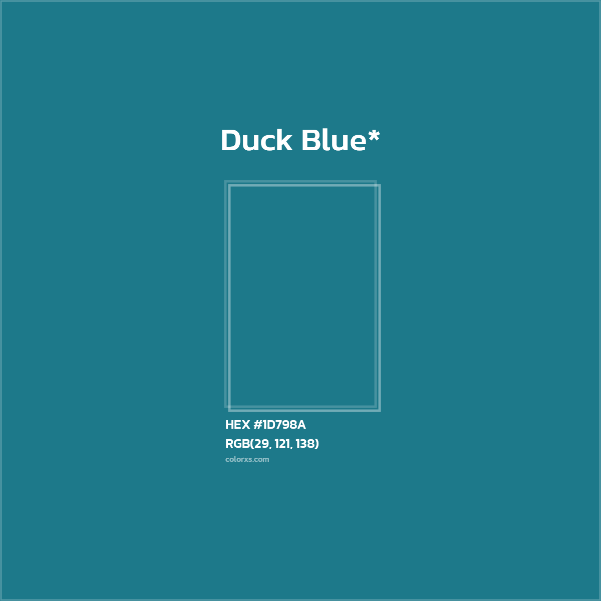 HEX #1D798A Color Name, Color Code, Palettes, Similar Paints, Images