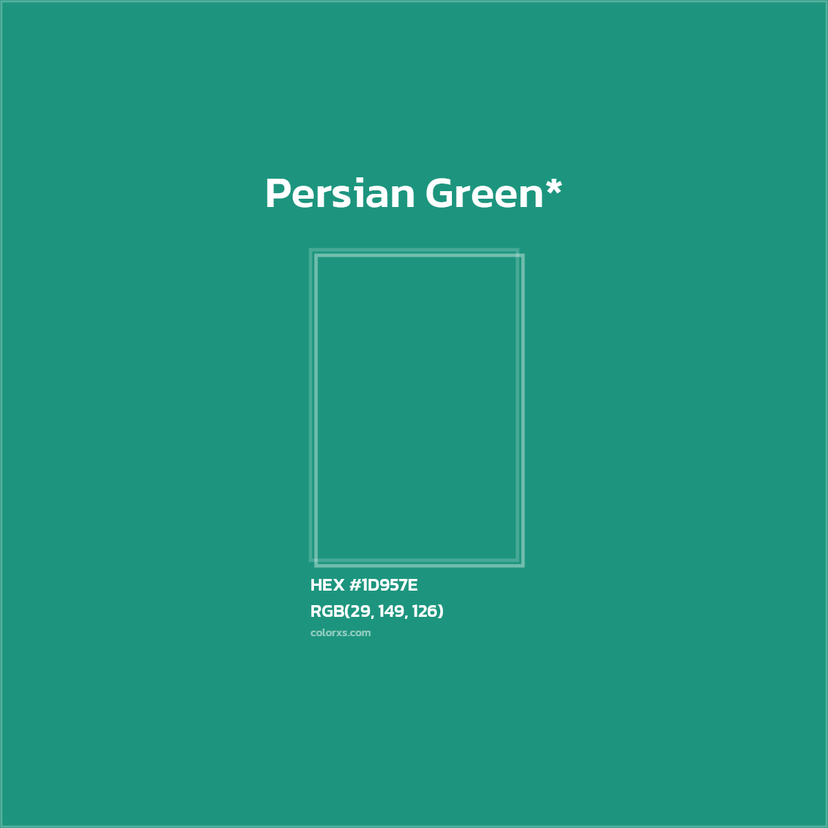 HEX #1D957E Color Name, Color Code, Palettes, Similar Paints, Images