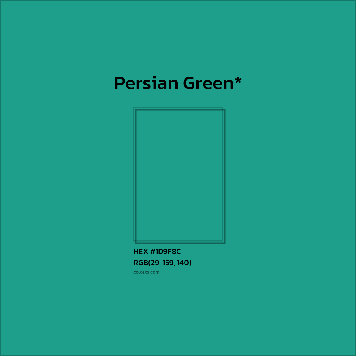HEX #1D9F8C Color Name, Color Code, Palettes, Similar Paints, Images