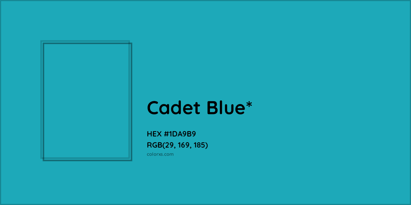 HEX #1DA9B9 Color Name, Color Code, Palettes, Similar Paints, Images