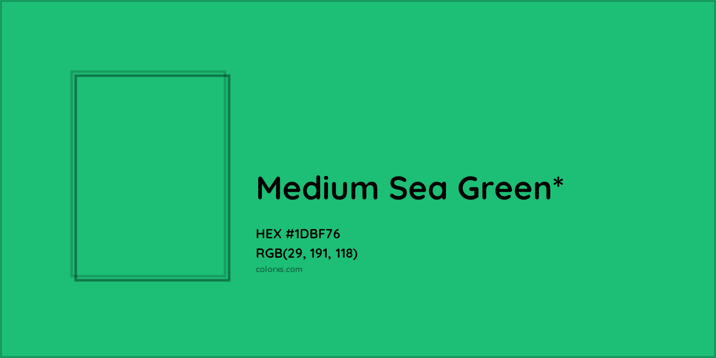 HEX #1DBF76 Color Name, Color Code, Palettes, Similar Paints, Images