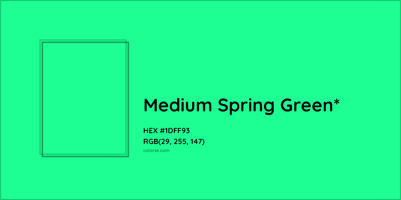 HEX #1DFF93 Color Name, Color Code, Palettes, Similar Paints, Images