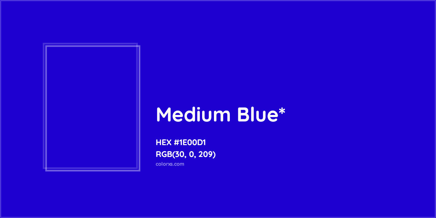 HEX #1E00D1 Color Name, Color Code, Palettes, Similar Paints, Images