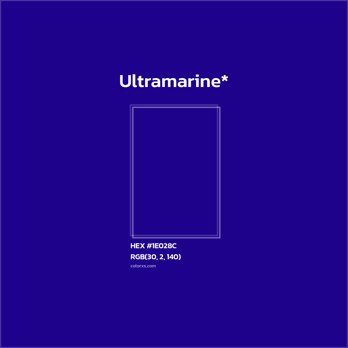 HEX #1E028C Color Name, Color Code, Palettes, Similar Paints, Images