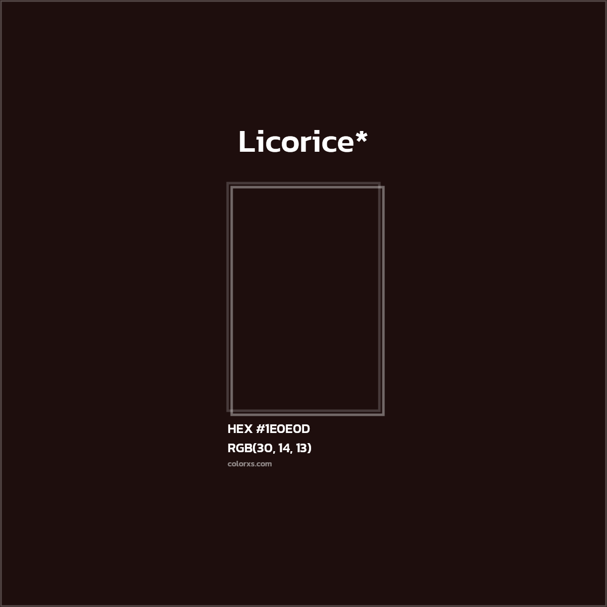 HEX #1E0E0D Color Name, Color Code, Palettes, Similar Paints, Images