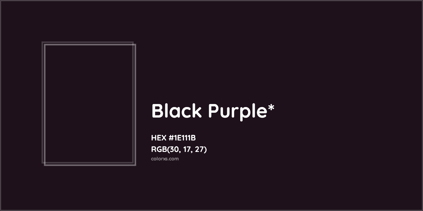 HEX #1E111B Color Name, Color Code, Palettes, Similar Paints, Images