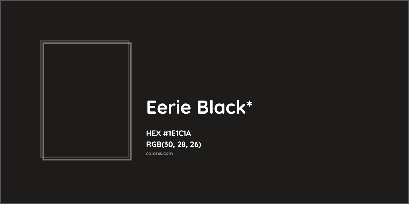 HEX #1E1C1A Color Name, Color Code, Palettes, Similar Paints, Images