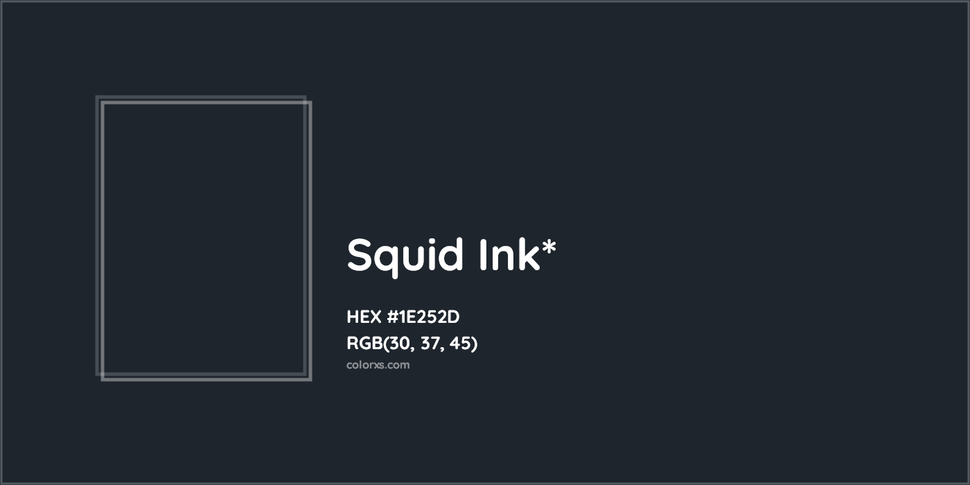 HEX #1E252D Color Name, Color Code, Palettes, Similar Paints, Images