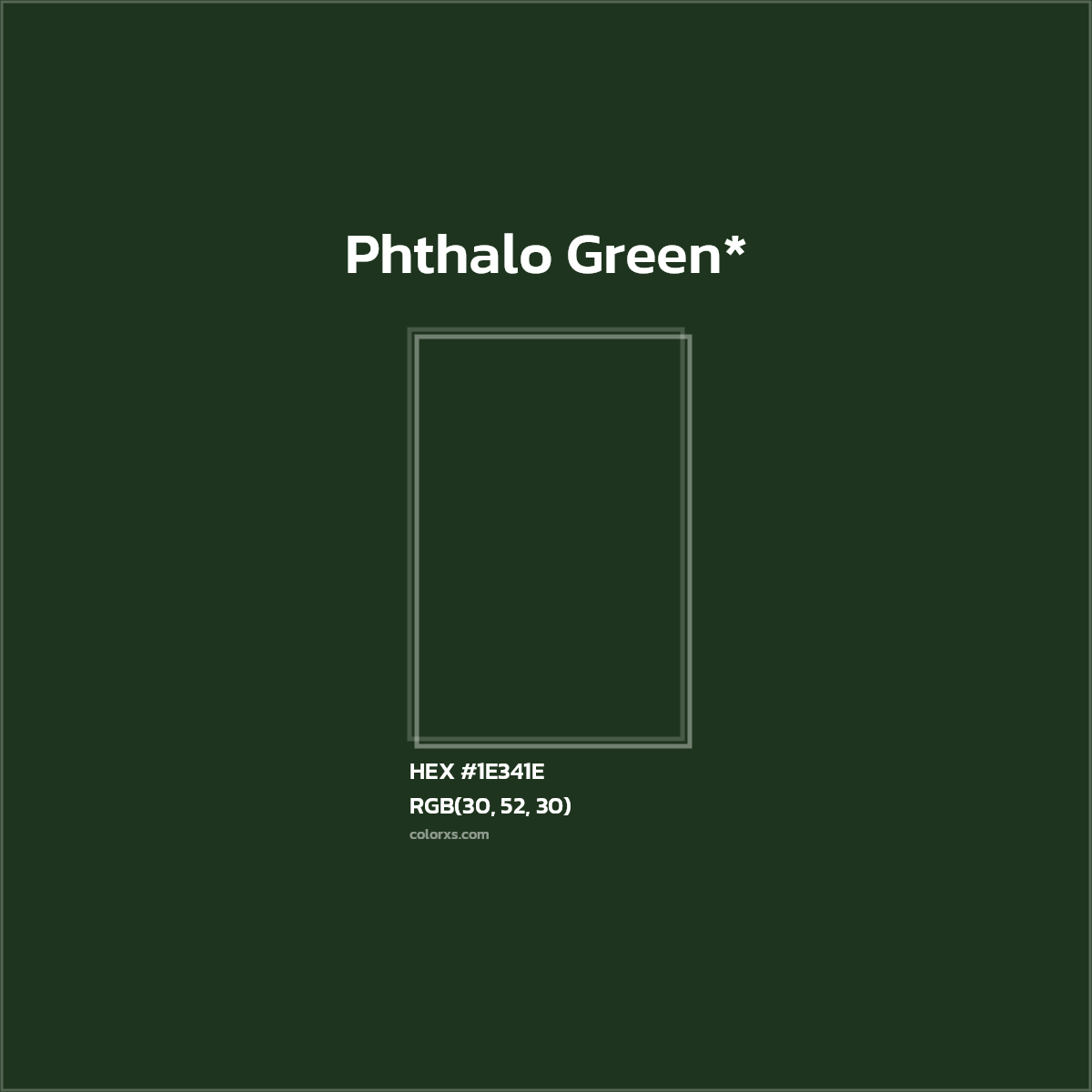 HEX #1E341E Color Name, Color Code, Palettes, Similar Paints, Images