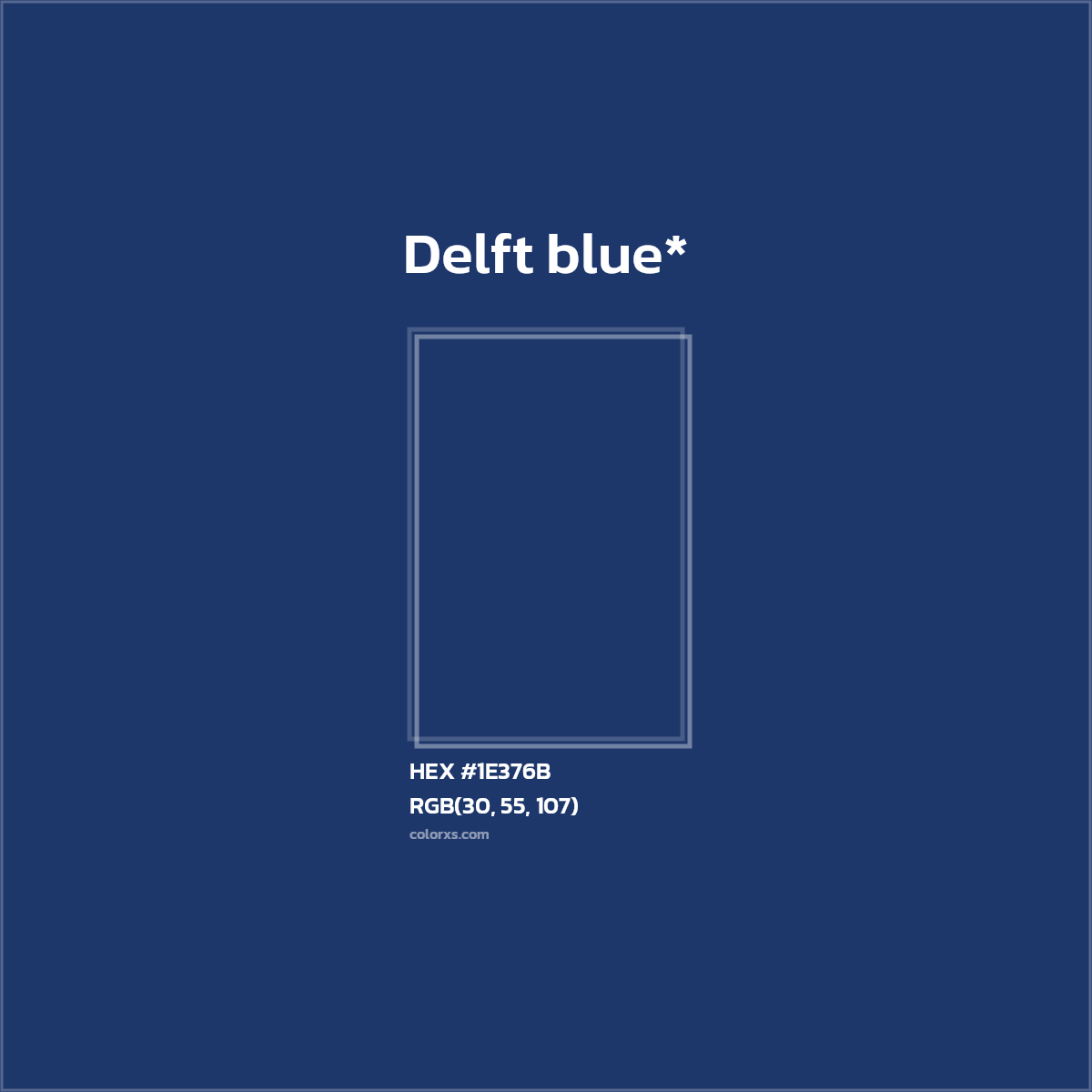 HEX #1E376B Color Name, Color Code, Palettes, Similar Paints, Images