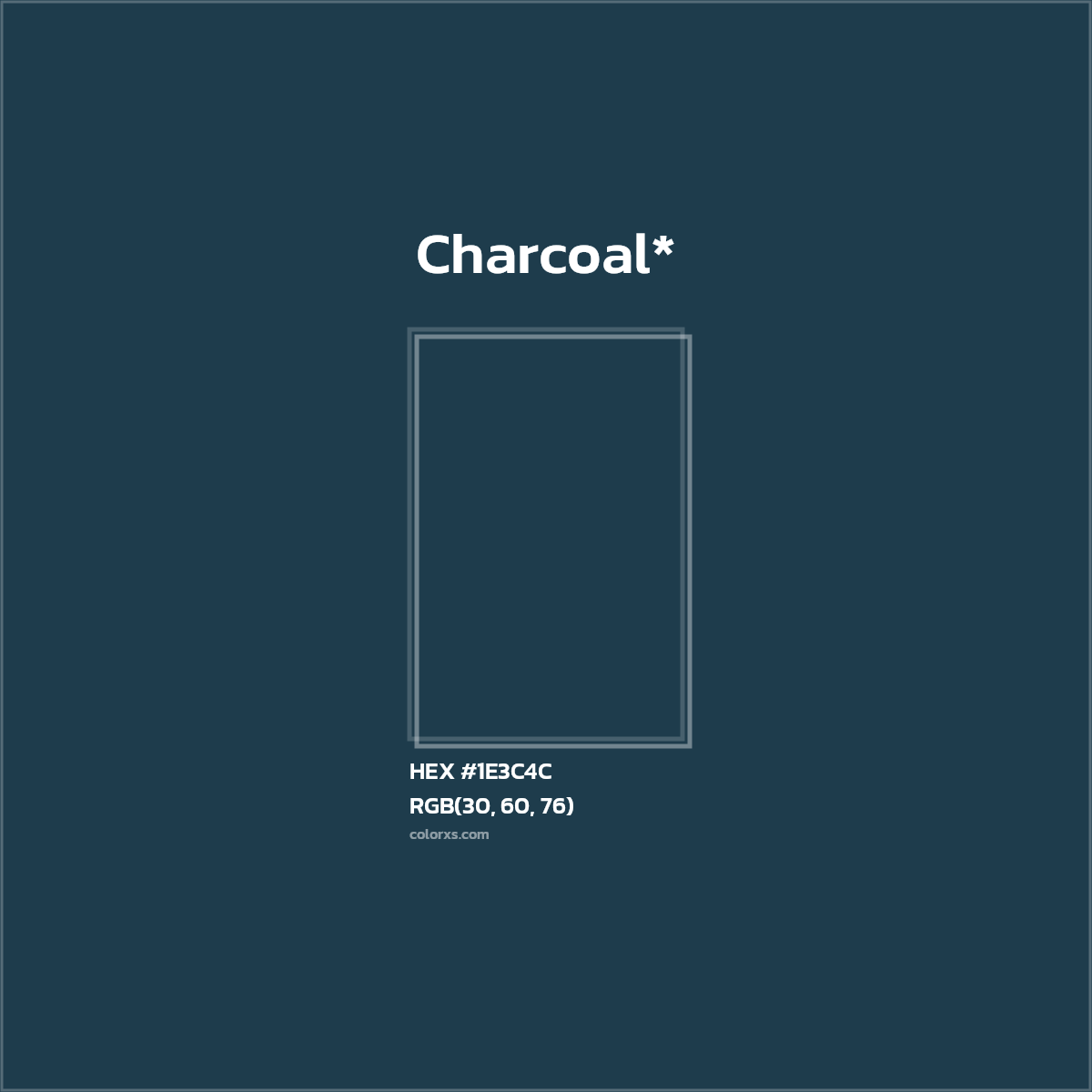 HEX #1E3C4C Color Name, Color Code, Palettes, Similar Paints, Images