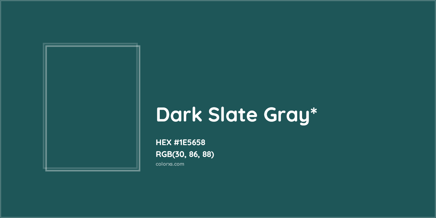 HEX #1E5658 Color Name, Color Code, Palettes, Similar Paints, Images