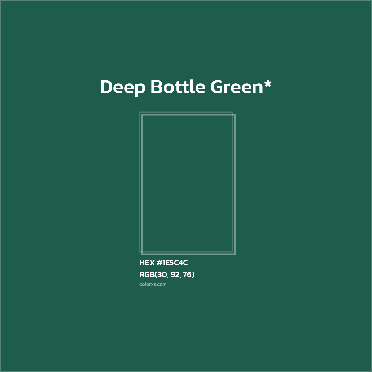 HEX #1E5C4C Color Name, Color Code, Palettes, Similar Paints, Images