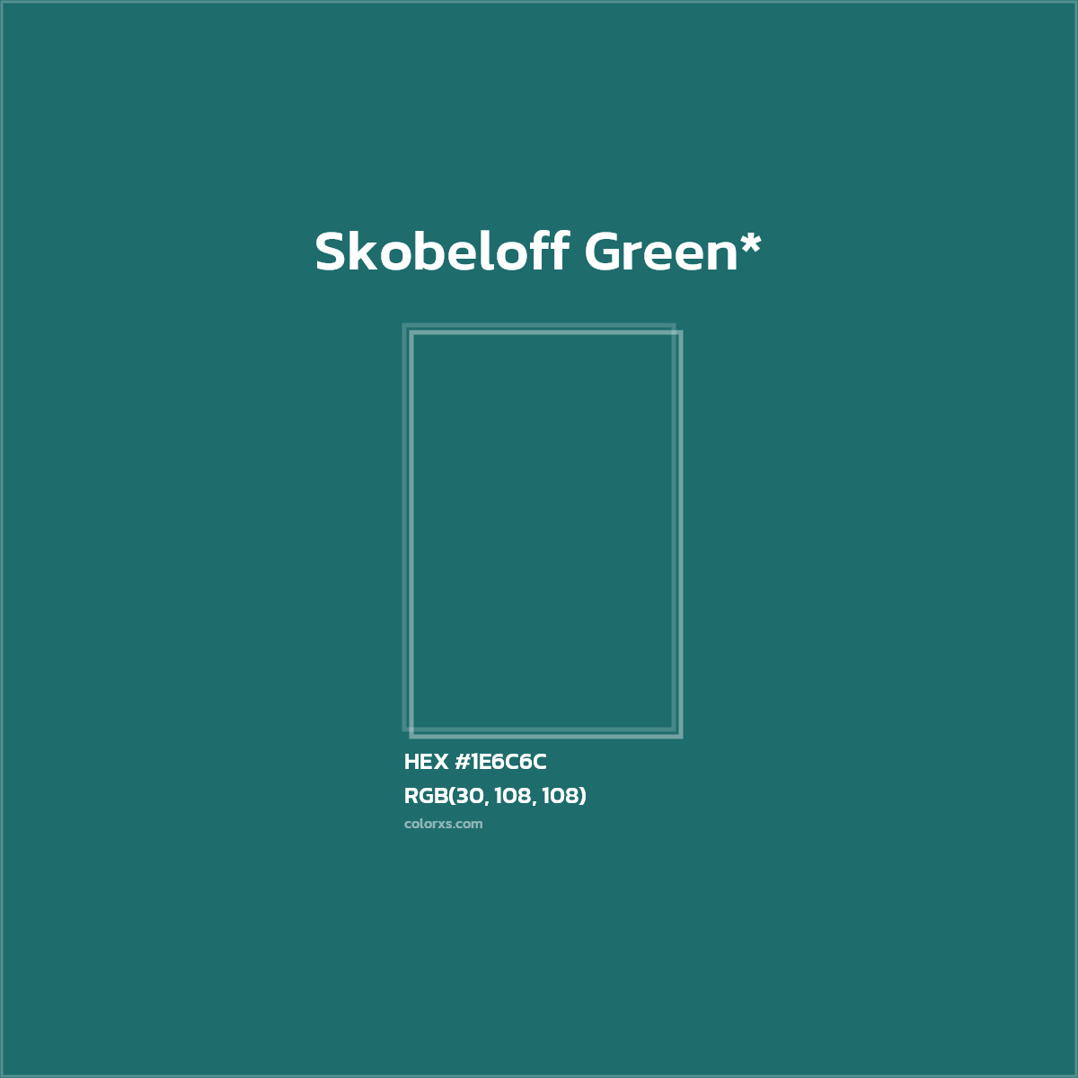 HEX #1E6C6C Color Name, Color Code, Palettes, Similar Paints, Images