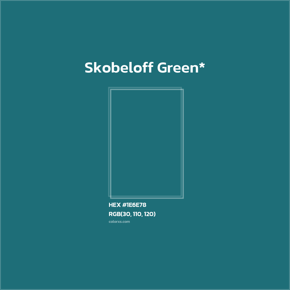 HEX #1E6E78 Color Name, Color Code, Palettes, Similar Paints, Images