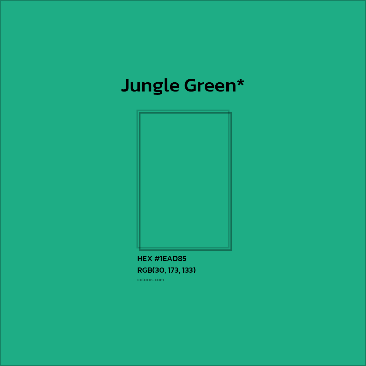 HEX #1EAD85 Color Name, Color Code, Palettes, Similar Paints, Images