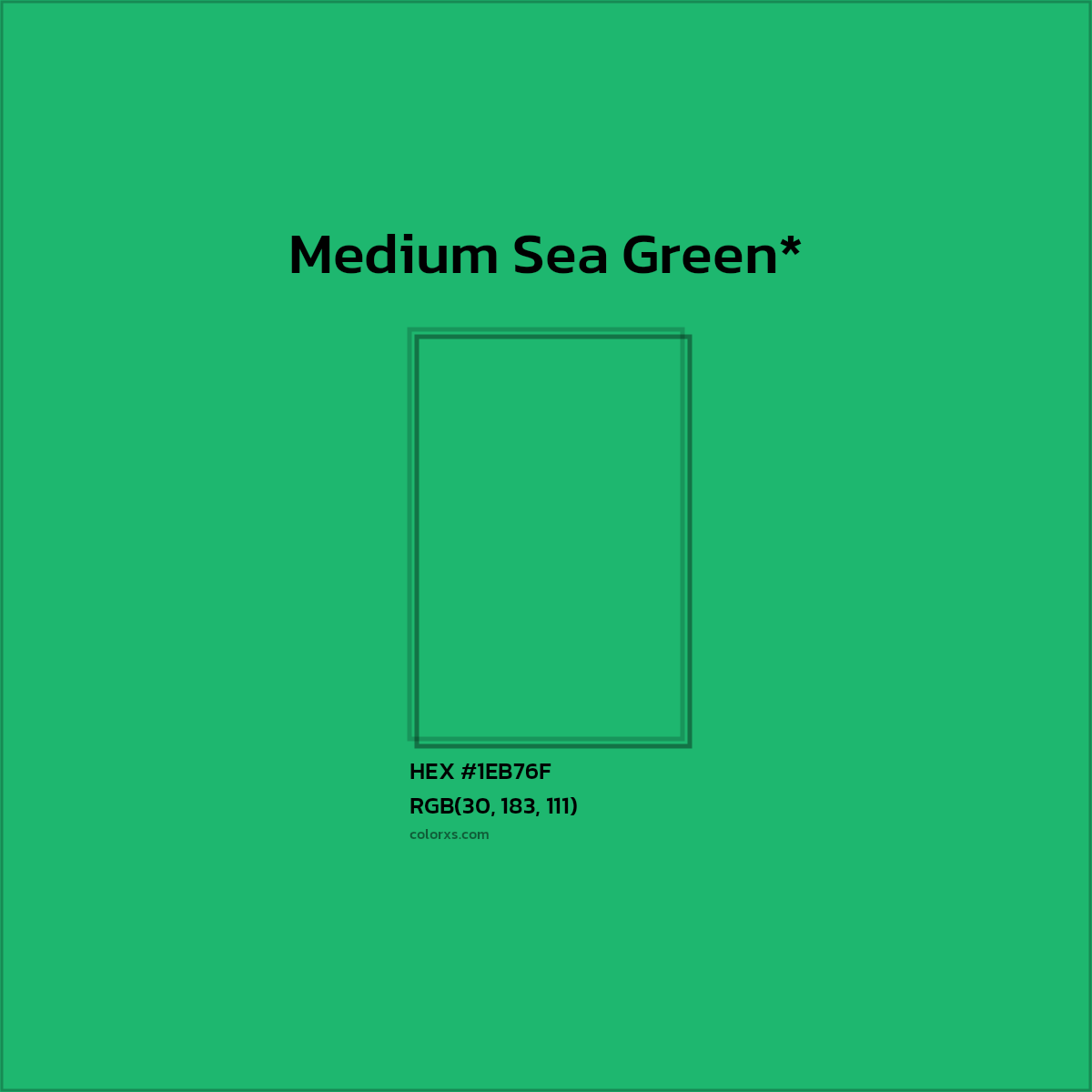 HEX #1EB76F Color Name, Color Code, Palettes, Similar Paints, Images