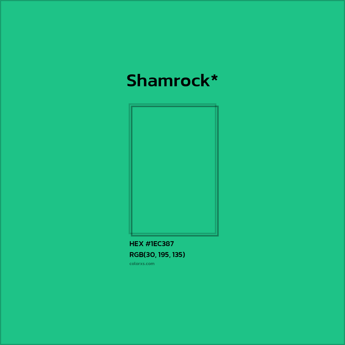 HEX #1EC387 Color Name, Color Code, Palettes, Similar Paints, Images