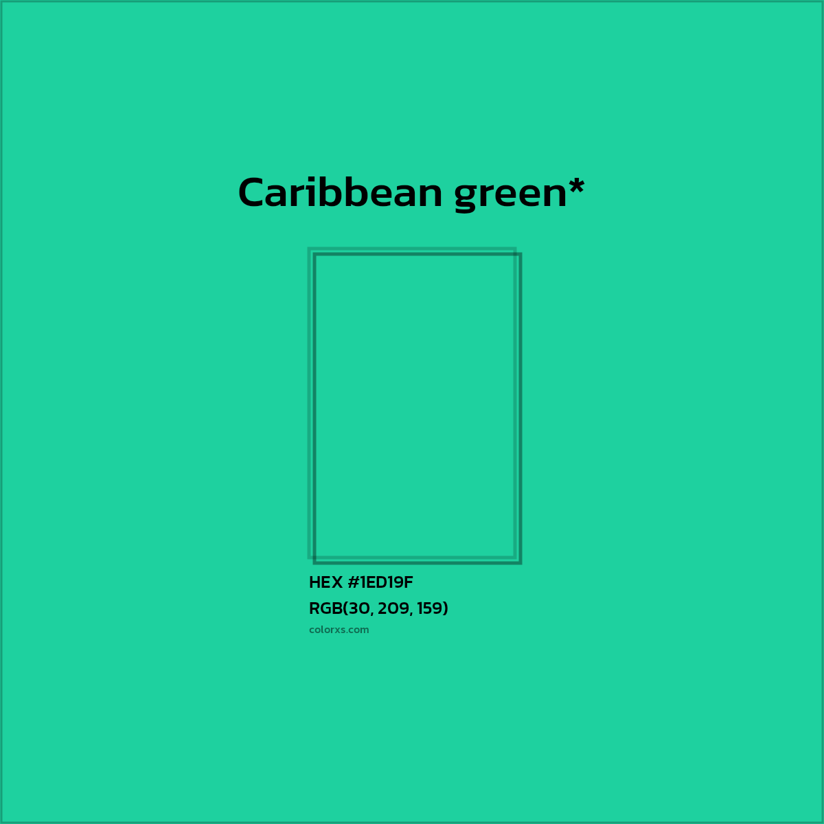 HEX #1ED19F Color Name, Color Code, Palettes, Similar Paints, Images