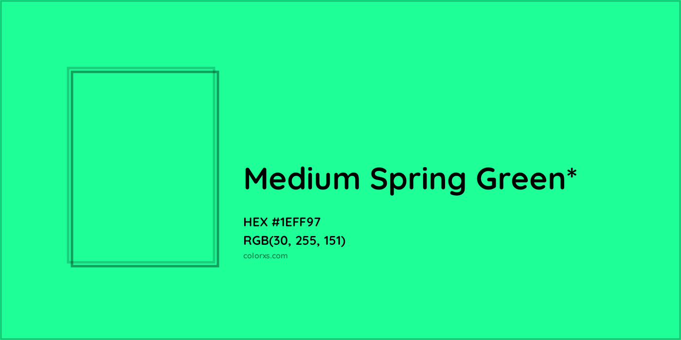 HEX #1EFF97 Color Name, Color Code, Palettes, Similar Paints, Images
