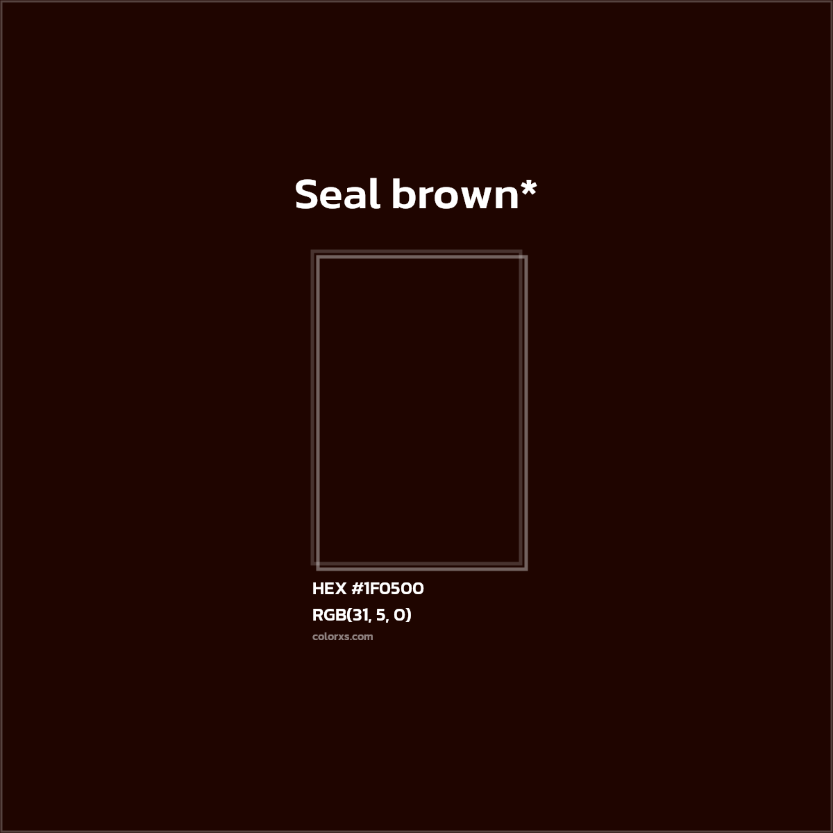 HEX #1F0500 Color Name, Color Code, Palettes, Similar Paints, Images