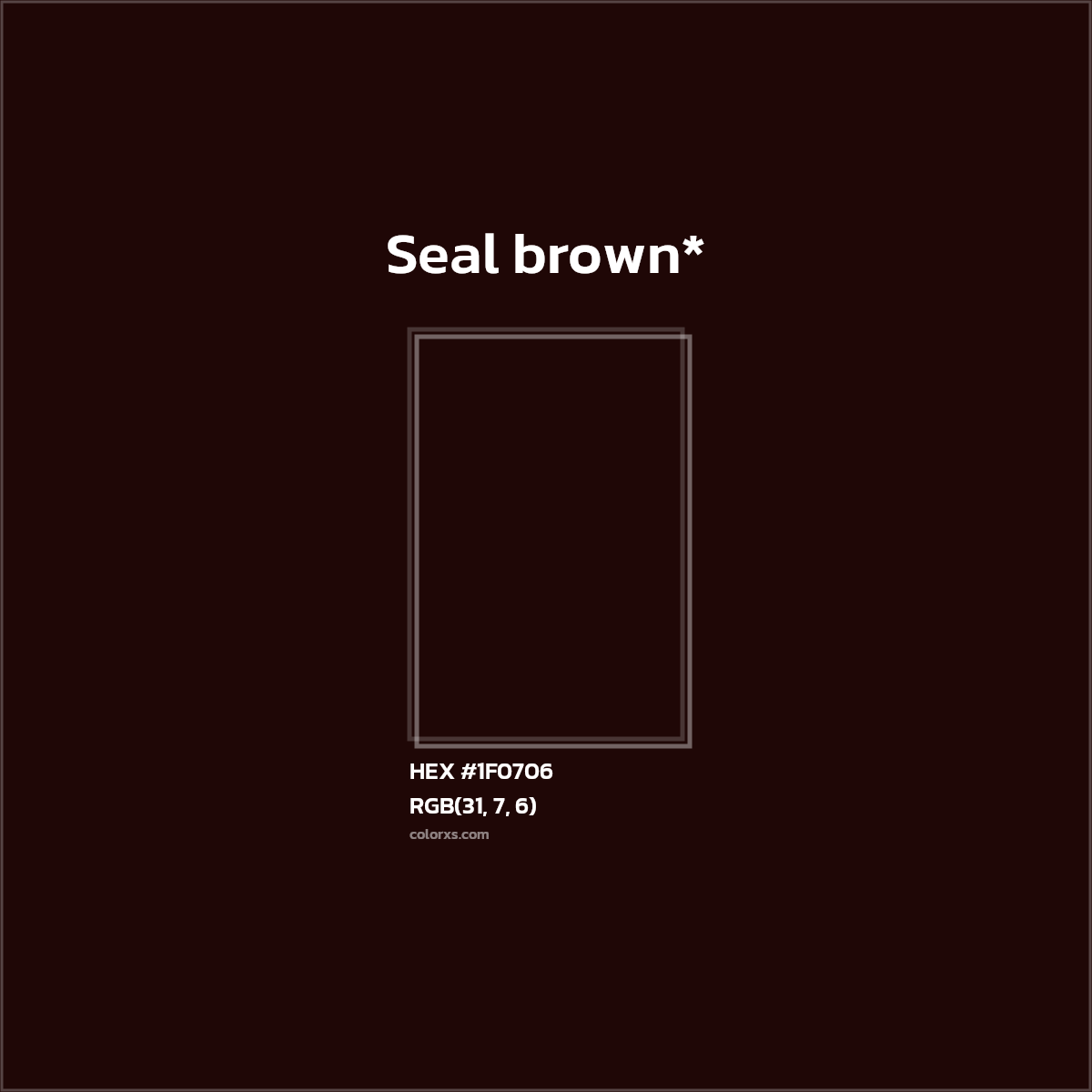 HEX #1F0706 Color Name, Color Code, Palettes, Similar Paints, Images