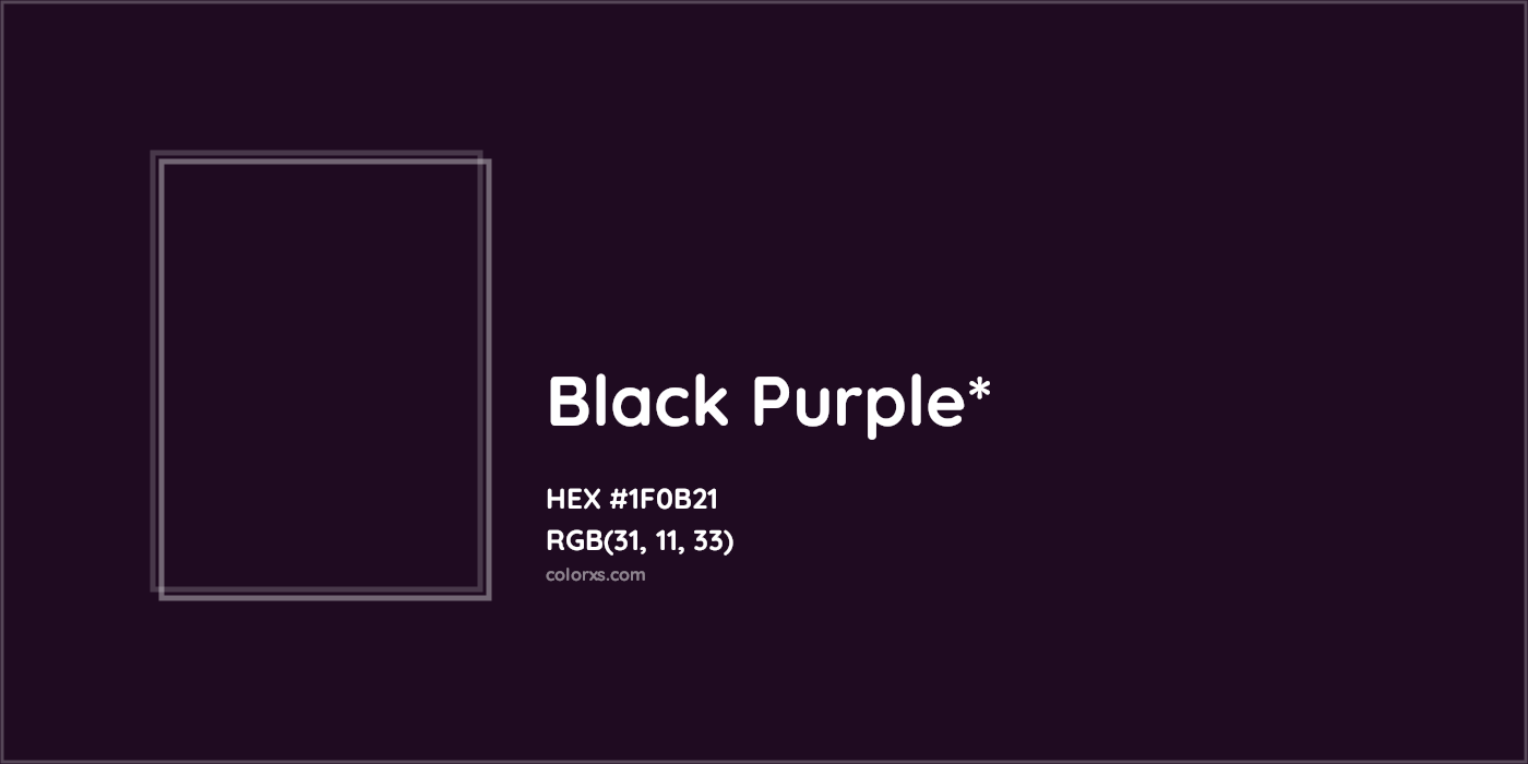 HEX #1F0B21 Color Name, Color Code, Palettes, Similar Paints, Images