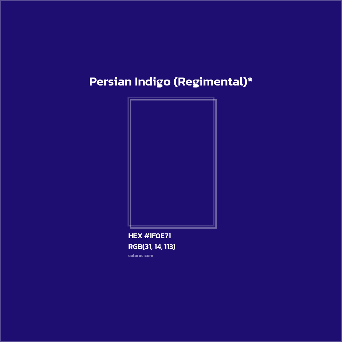 HEX #1F0E71 Color Name, Color Code, Palettes, Similar Paints, Images