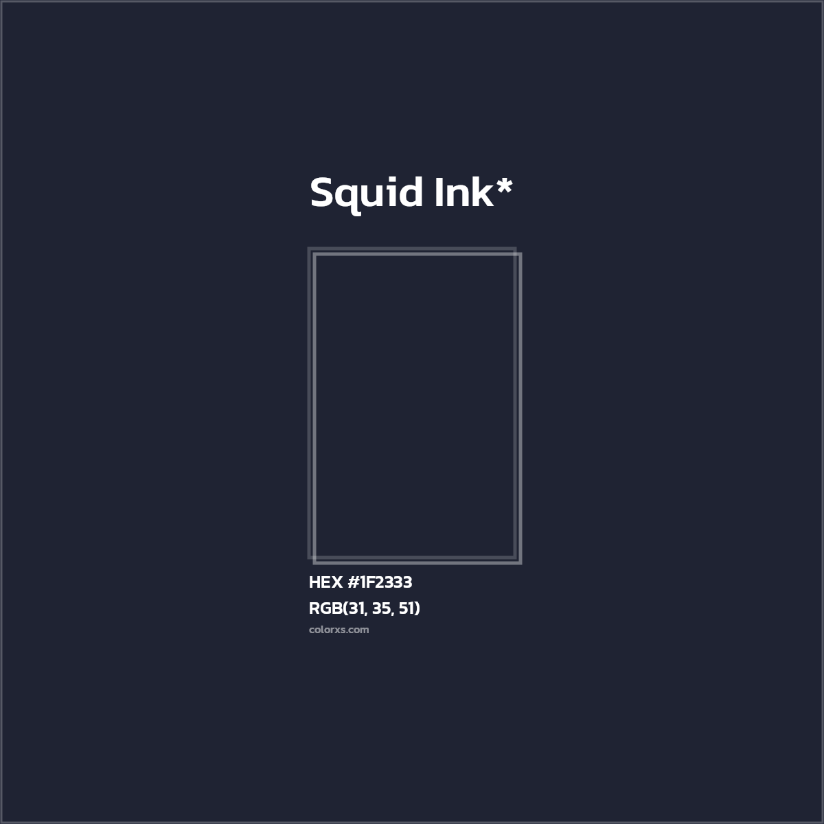 HEX #1F2333 Color Name, Color Code, Palettes, Similar Paints, Images