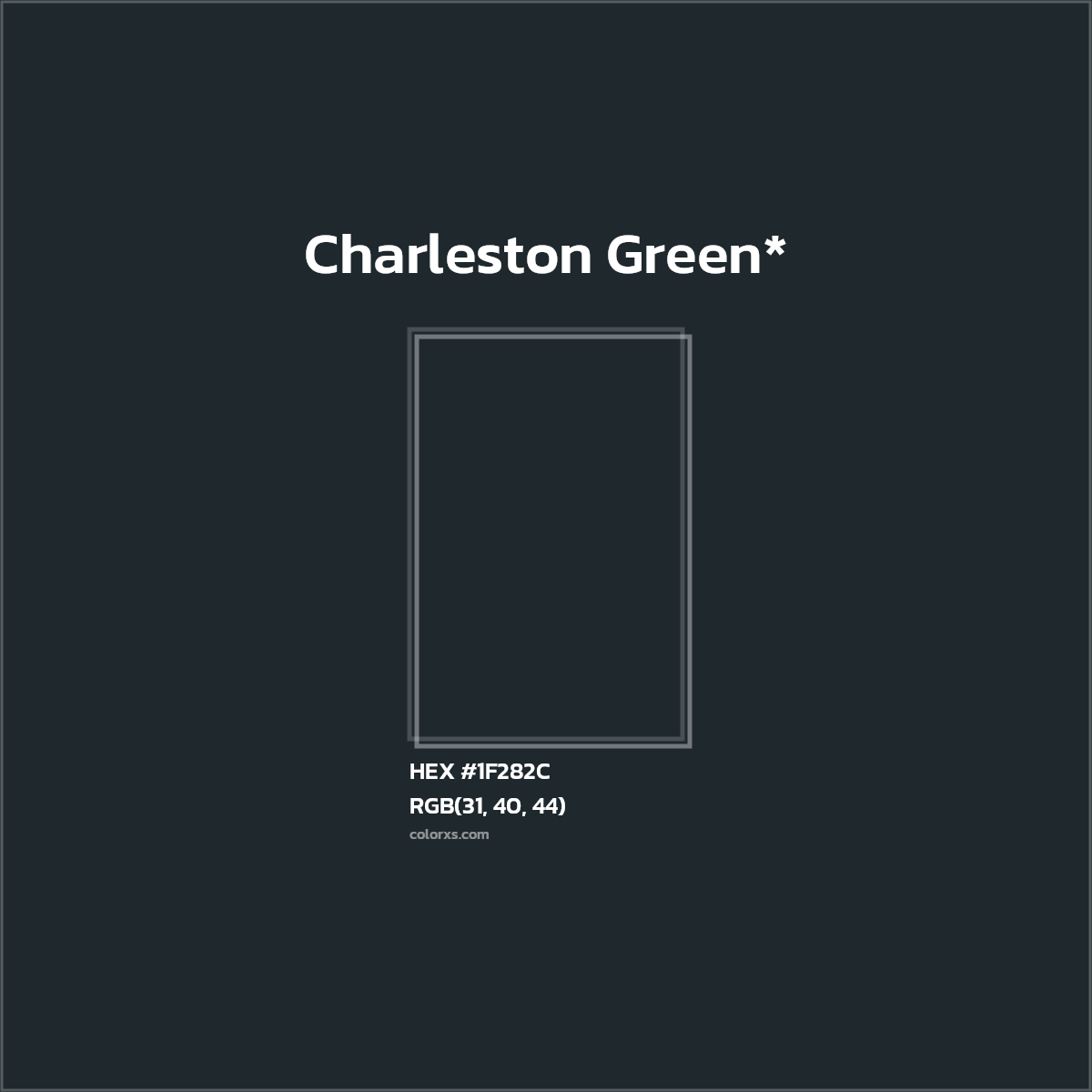 HEX #1F282C Color Name, Color Code, Palettes, Similar Paints, Images