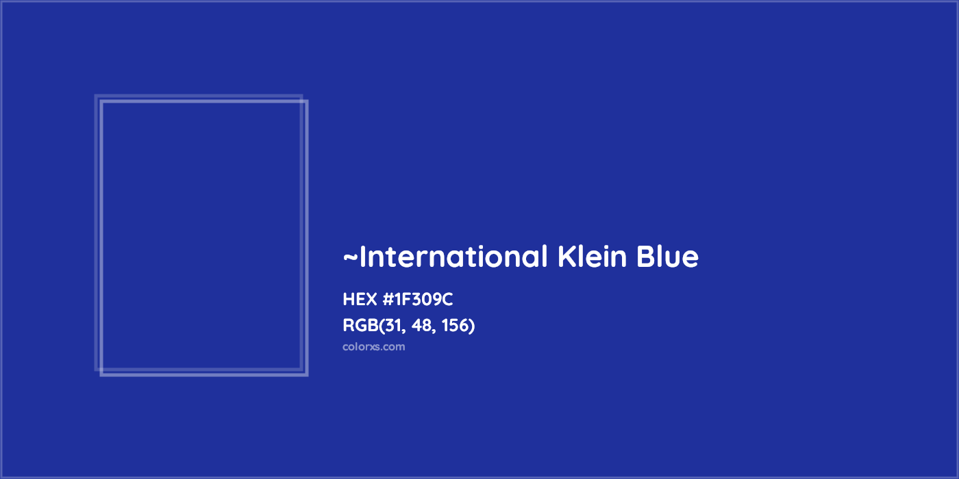 HEX #1F309C Color Name, Color Code, Palettes, Similar Paints, Images