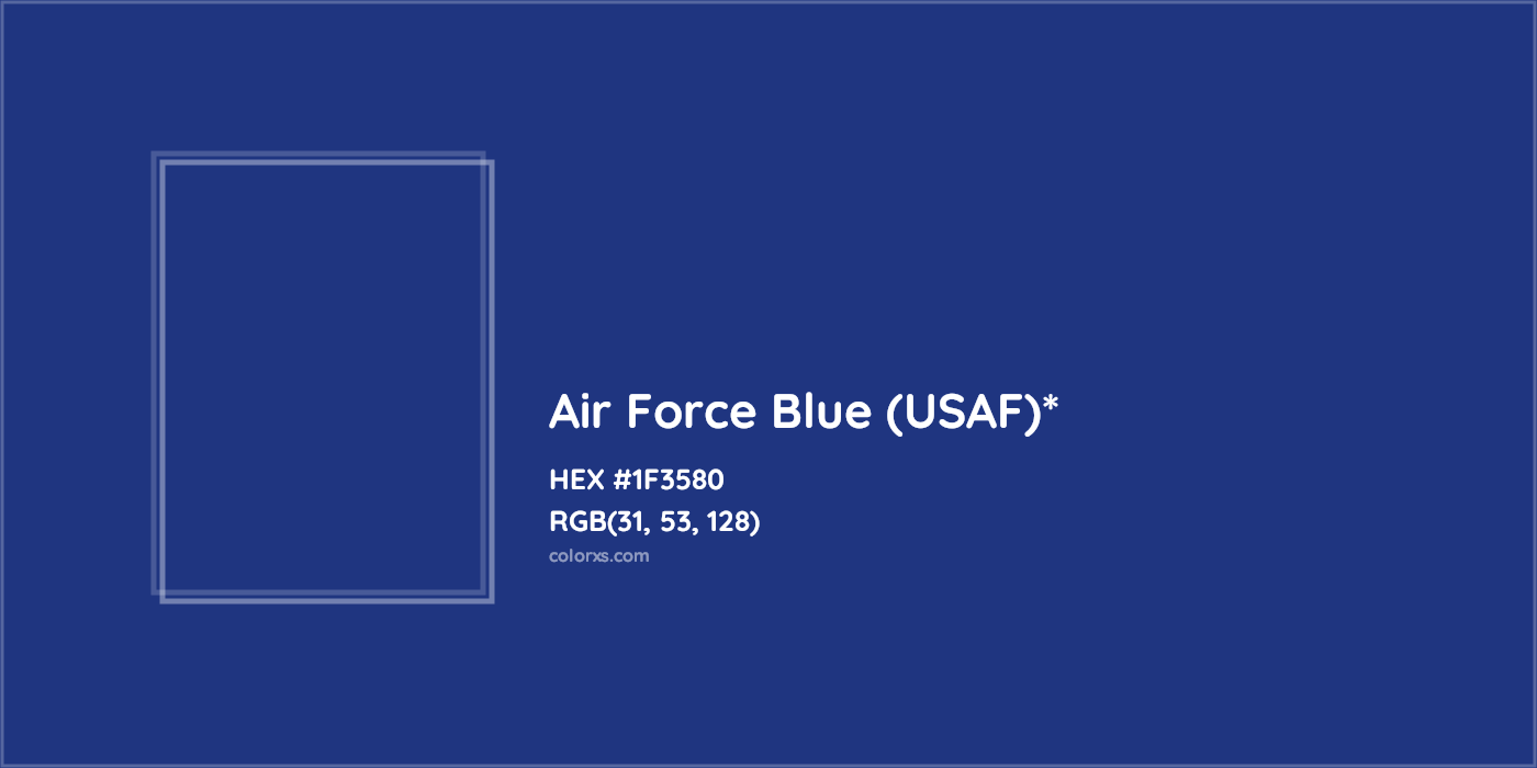 HEX #1F3580 Color Name, Color Code, Palettes, Similar Paints, Images