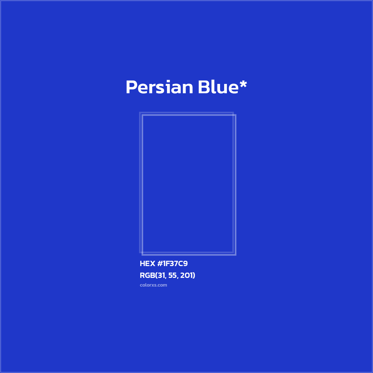 HEX #1F37C9 Color Name, Color Code, Palettes, Similar Paints, Images