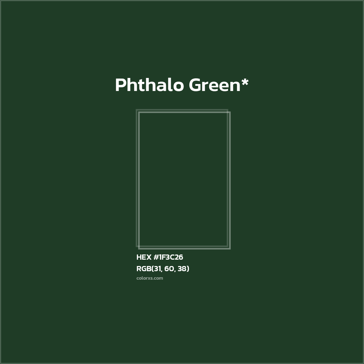 HEX #1F3C26 Color Name, Color Code, Palettes, Similar Paints, Images