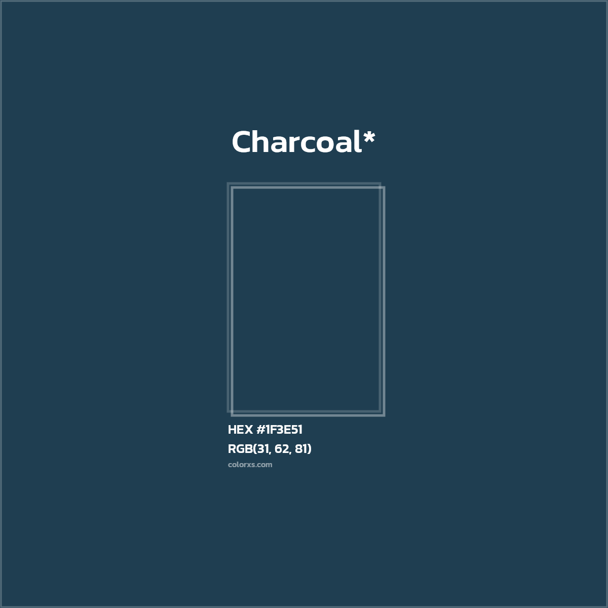 HEX #1F3E51 Color Name, Color Code, Palettes, Similar Paints, Images