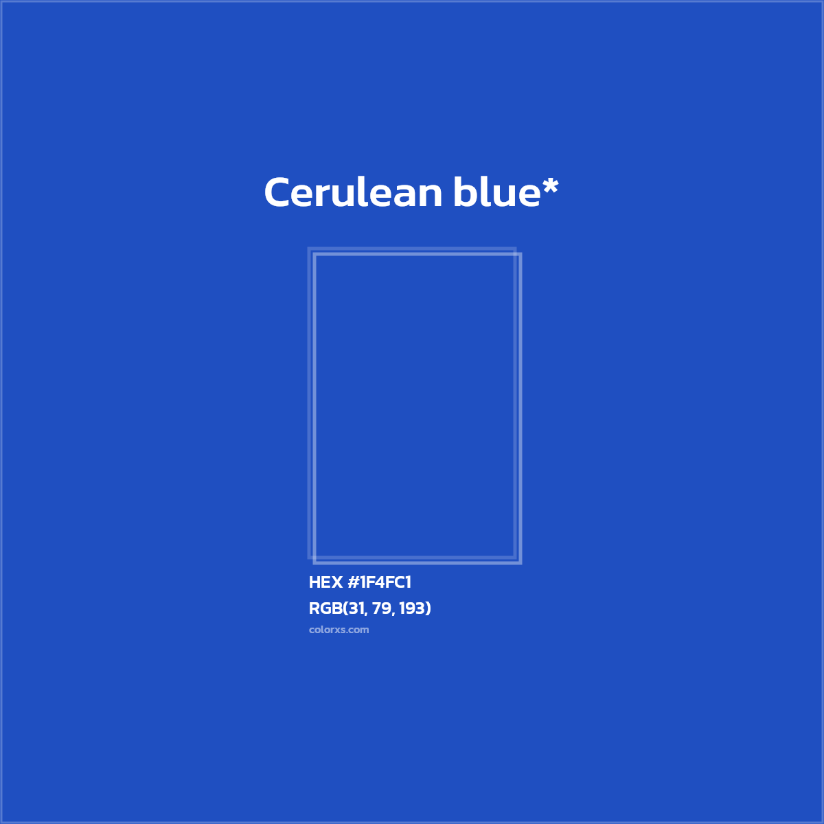HEX #1F4FC1 Color Name, Color Code, Palettes, Similar Paints, Images