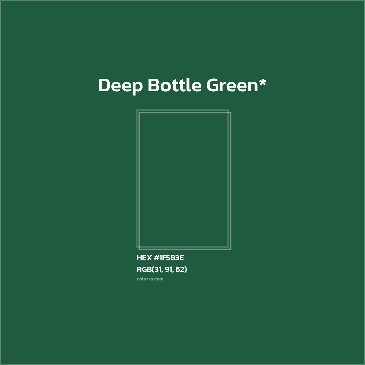 HEX #1F5B3E Color Name, Color Code, Palettes, Similar Paints, Images