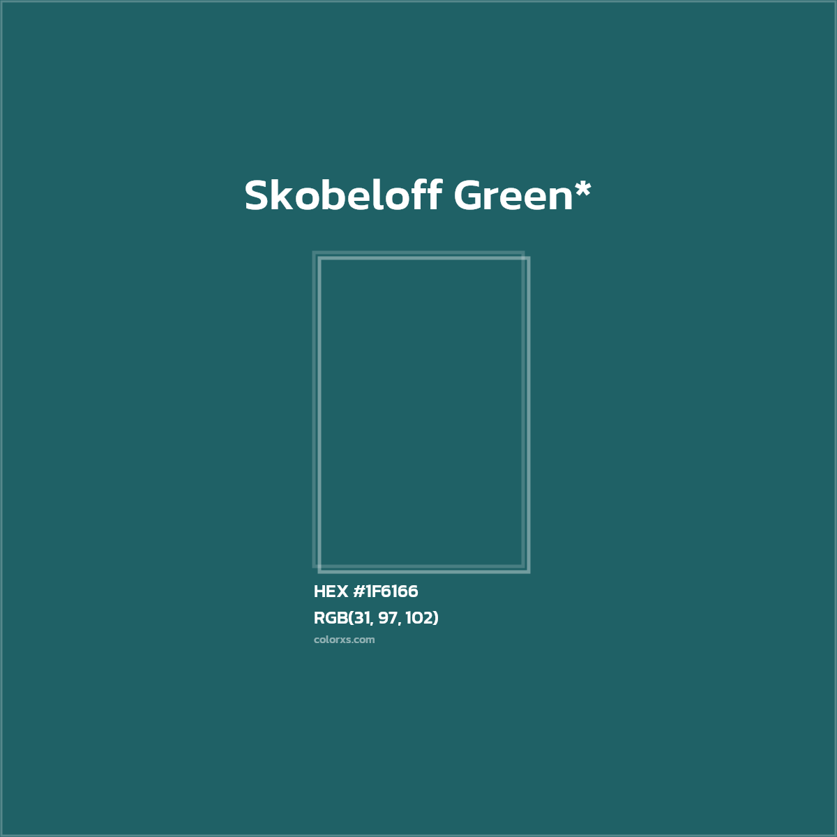 HEX #1F6166 Color Name, Color Code, Palettes, Similar Paints, Images