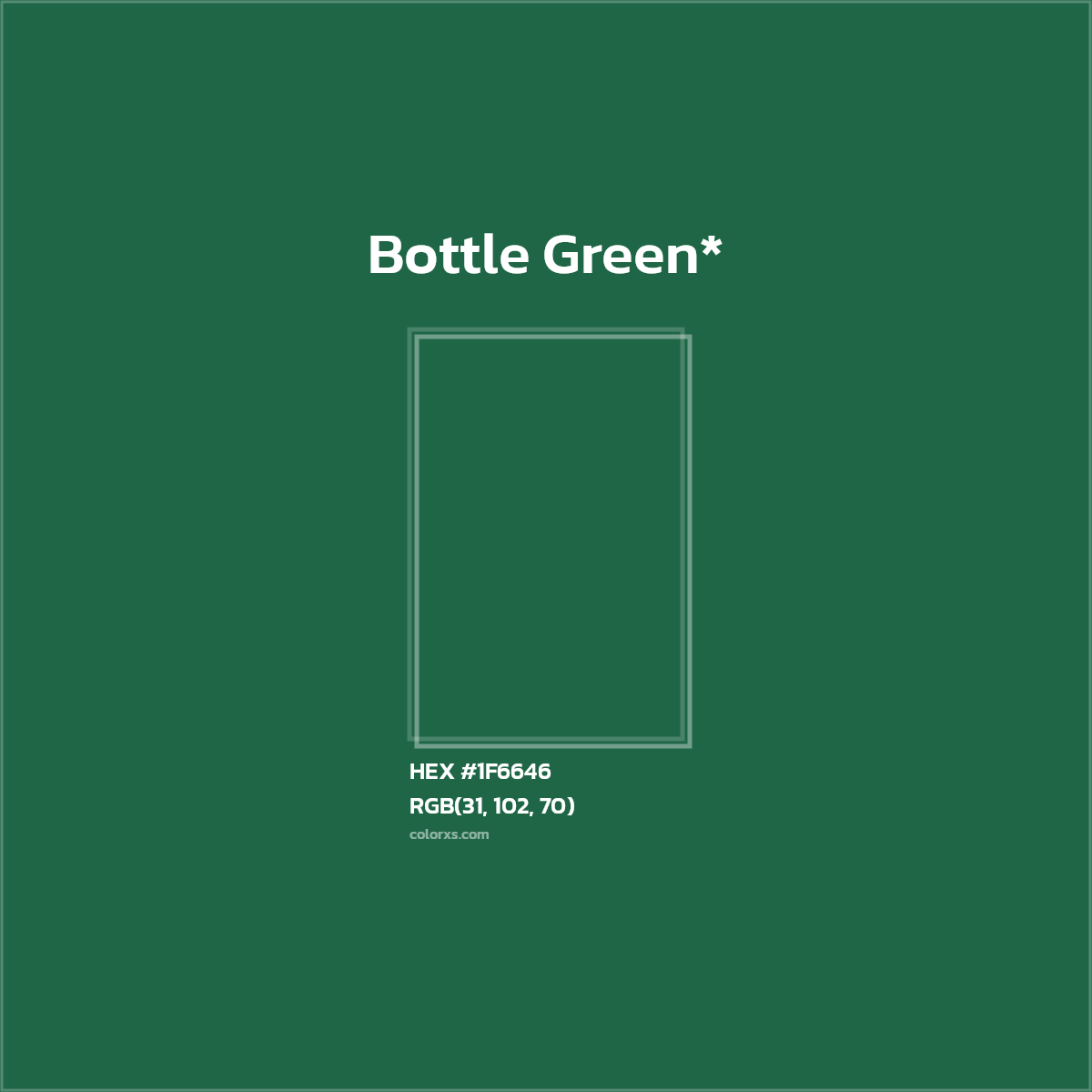 HEX #1F6646 Color Name, Color Code, Palettes, Similar Paints, Images