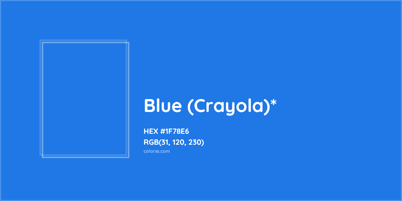 HEX #1F78E6 Color Name, Color Code, Palettes, Similar Paints, Images