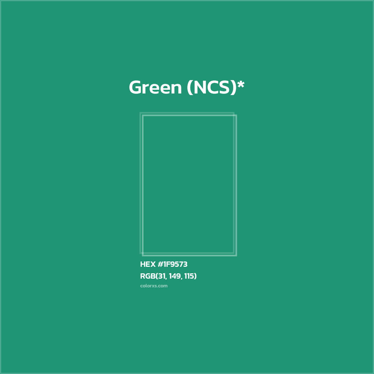 HEX #1F9573 Color Name, Color Code, Palettes, Similar Paints, Images