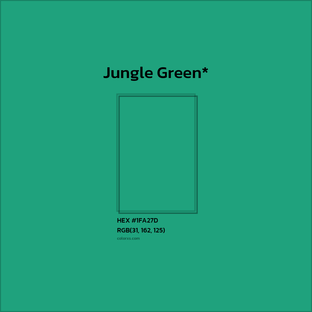 HEX #1FA27D Color Name, Color Code, Palettes, Similar Paints, Images