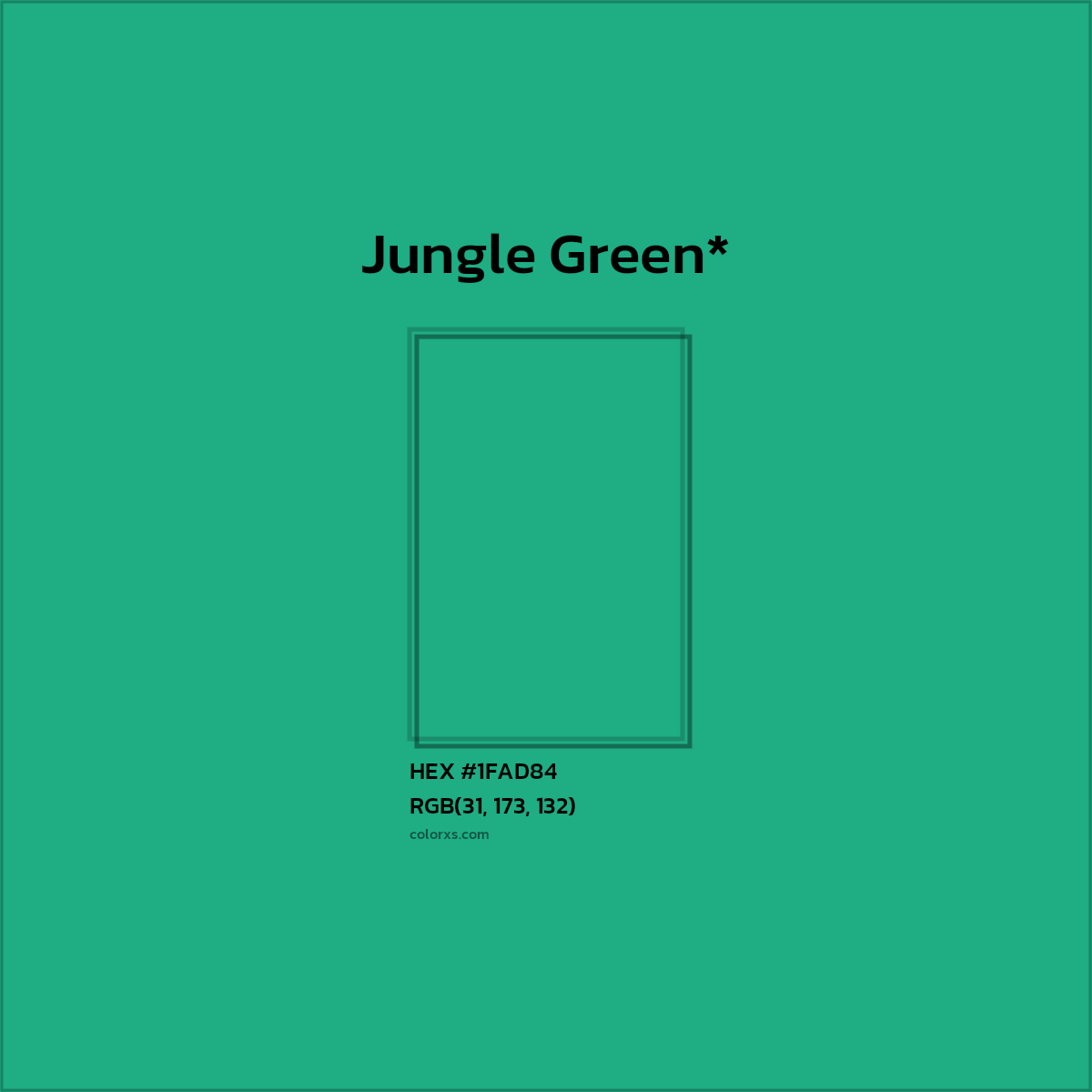 HEX #1FAD84 Color Name, Color Code, Palettes, Similar Paints, Images